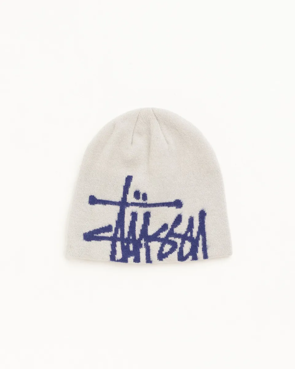 Stussy Headwear Skullcap Basic berretto Grey acrilico