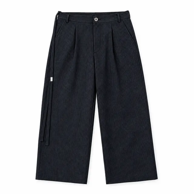 Tiat Fallen Angels Pinstripe metal pant pantaloni uomo gessato