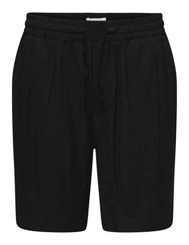 Only & Sons Onstel pantaloncini uomo neri strutturati