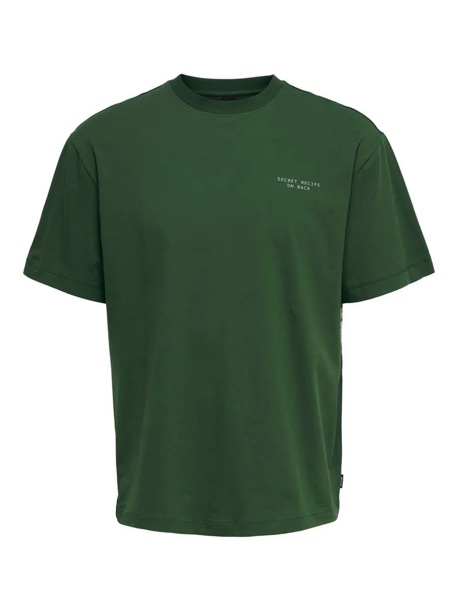 Only & Sons Onsismael T-shirt uomo maniche corte stampa