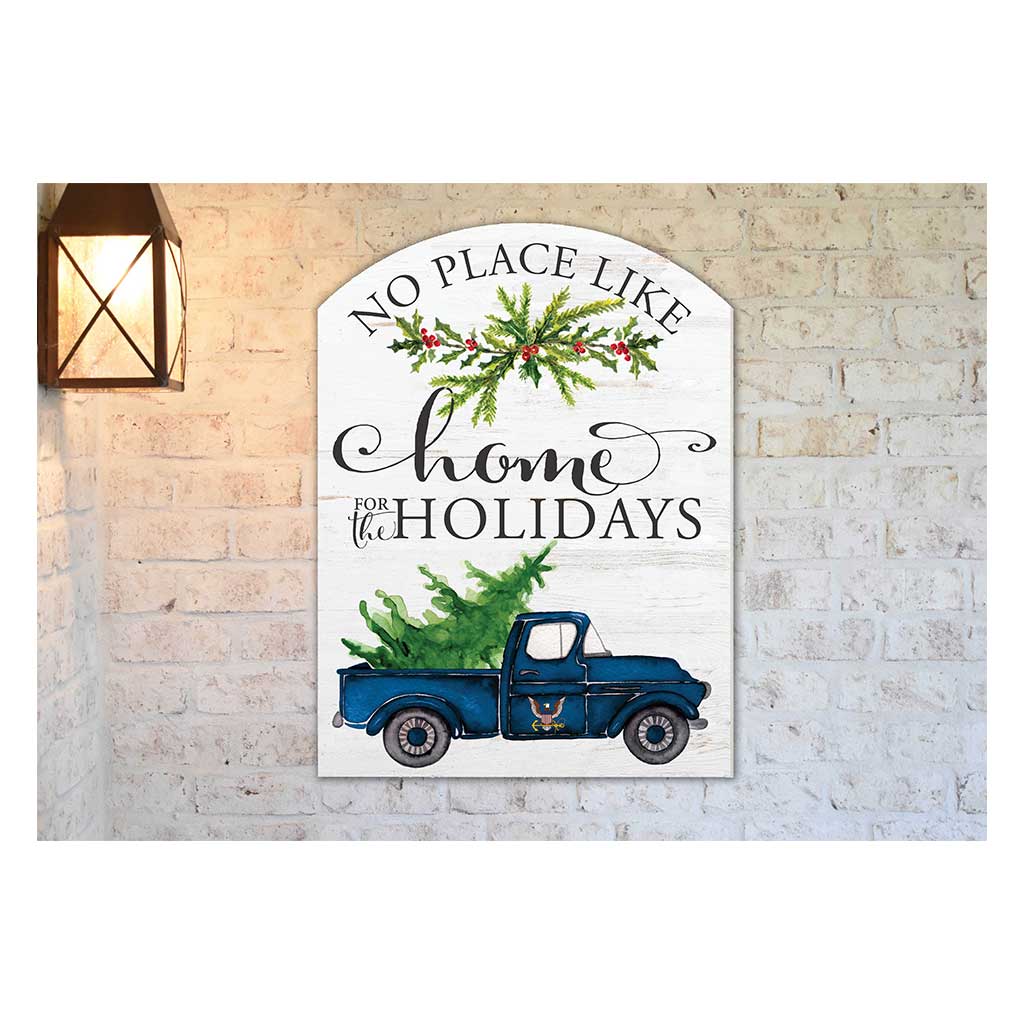 7.62 Design Navy Cartello PVC 16x22" Home Holidays