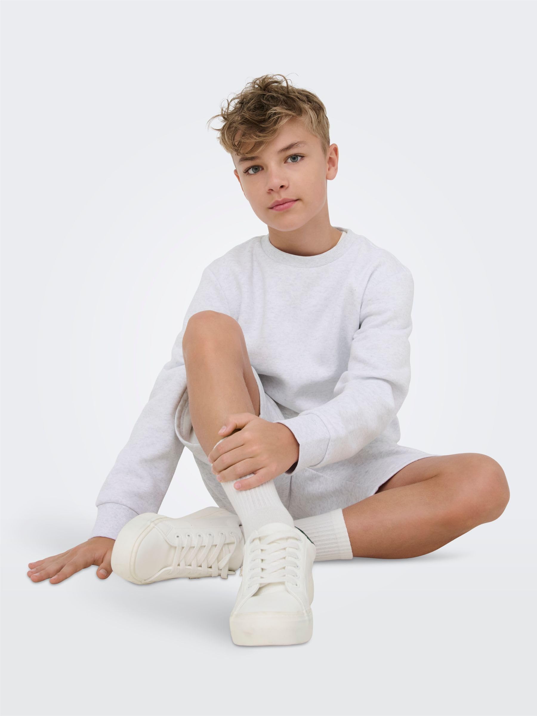 Only Kids Osjceres Shorts Swt Pantaloncini 128 grigi