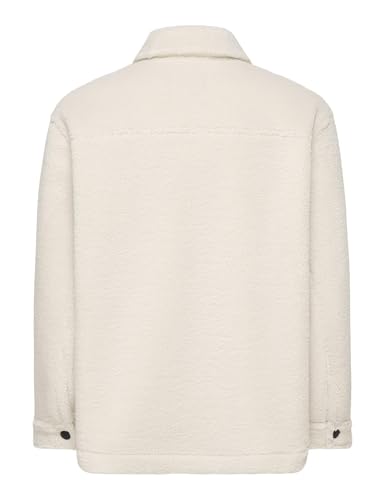 ONLY & SONS Onssigurd Giacca Sherpa Uomo S Egret Invernale