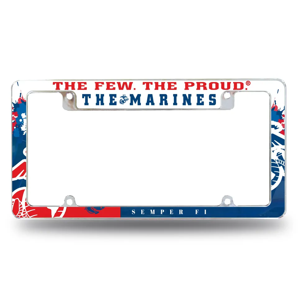 7.62 Design Marine Corps cornice targa cromata zinco auto