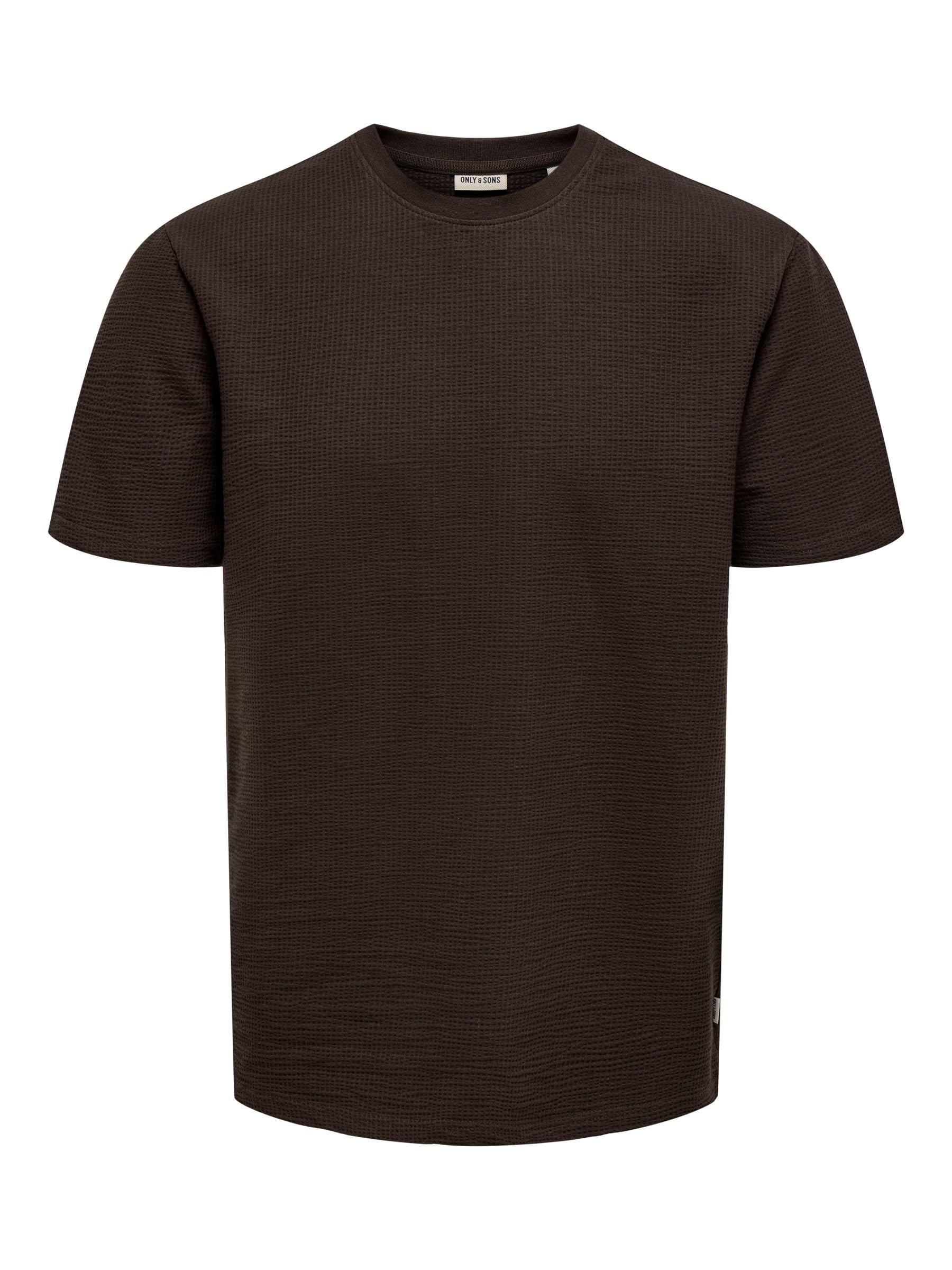 Only & Sons Onskian Life Reg Seersucker SS Tee T-shirt uomo seersucker