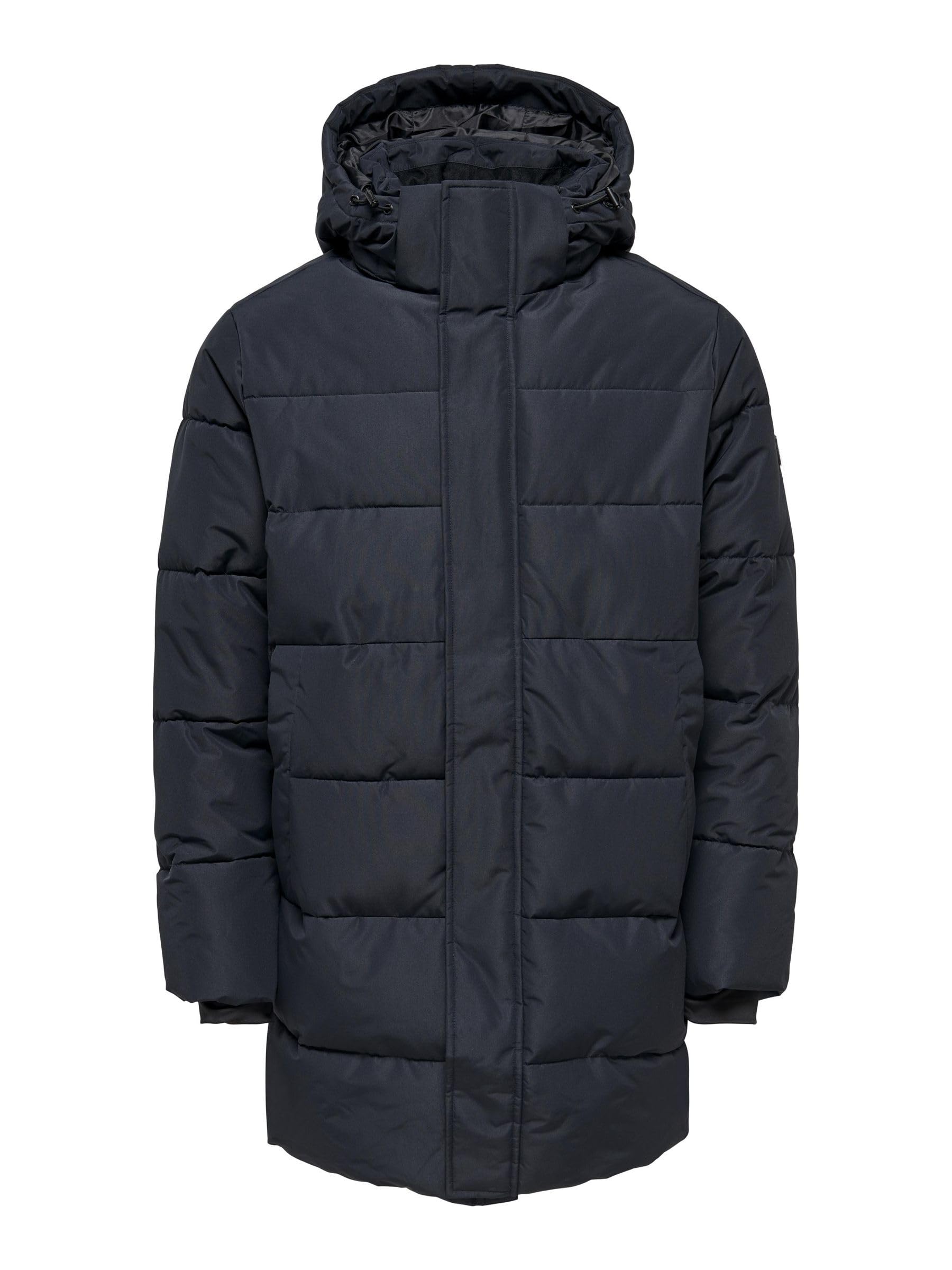 Only & Sons Onscarl Puffer Giacca Uomo Dark Navy Trapuntata