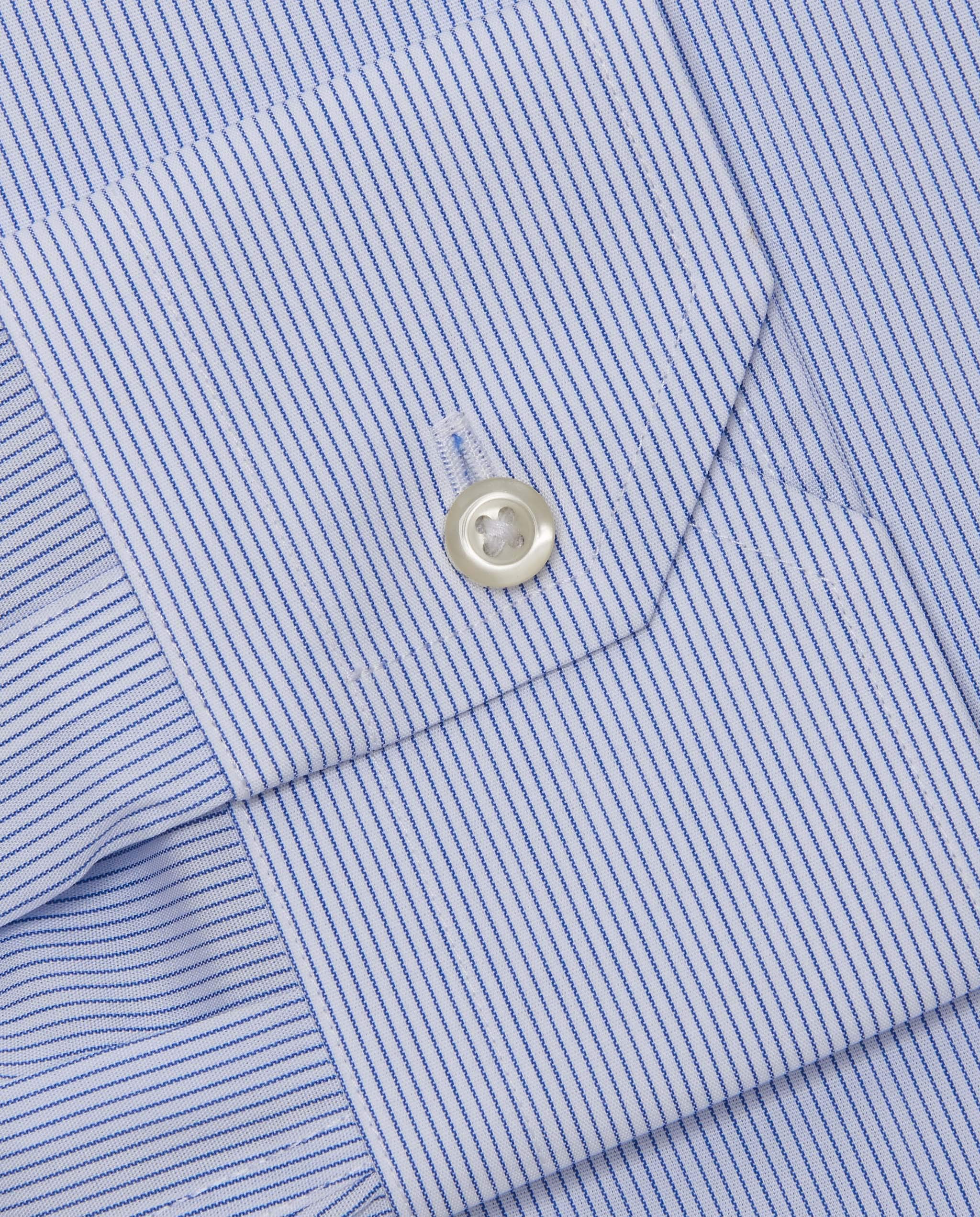 Camicissima Non Iron Rotterdam camicia uomo azzurra a righe extra slim