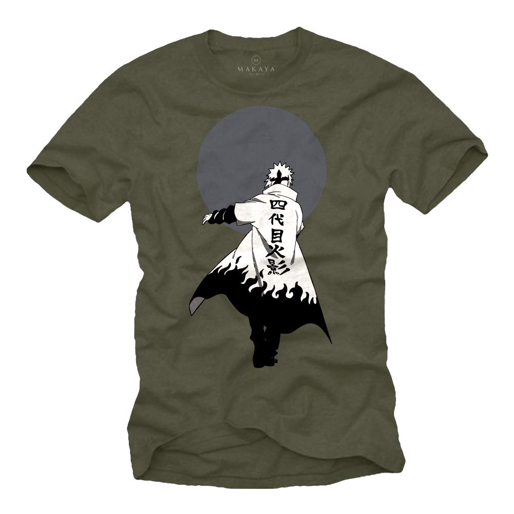 MAKAYA T-Shirt Uomo Ninja maglietta XXL 100% cotone