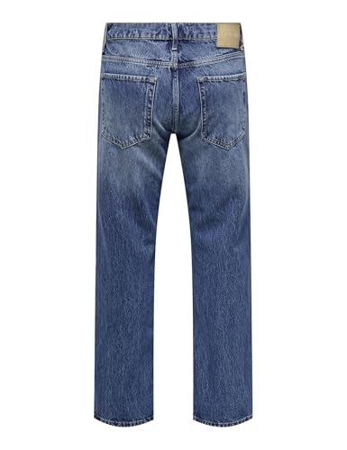 Only & Sons Onsedge Jeans Uomo Loose Medium Blue 33/30