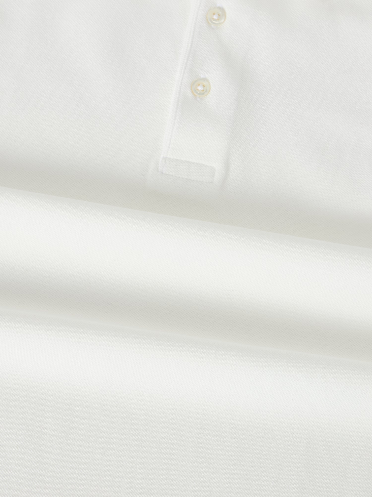 Robert Talbott Walker polo cotone bianca Classic White taglia L