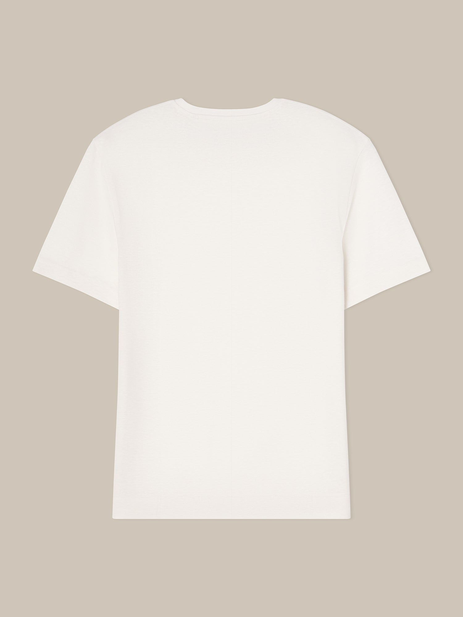 Robert Talbott Davis T-Shirt Lino Bianca Jacquard