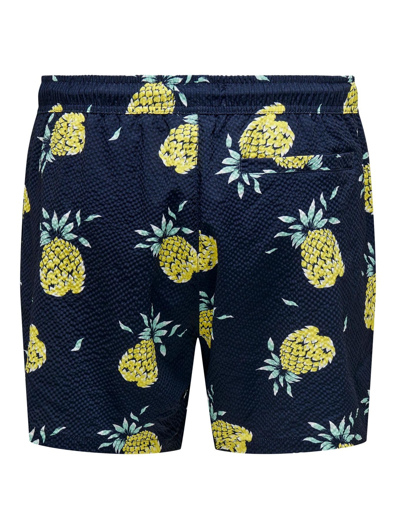 Only & Sons Costume Pantaloncino Uomo XXL Blu Fantasia