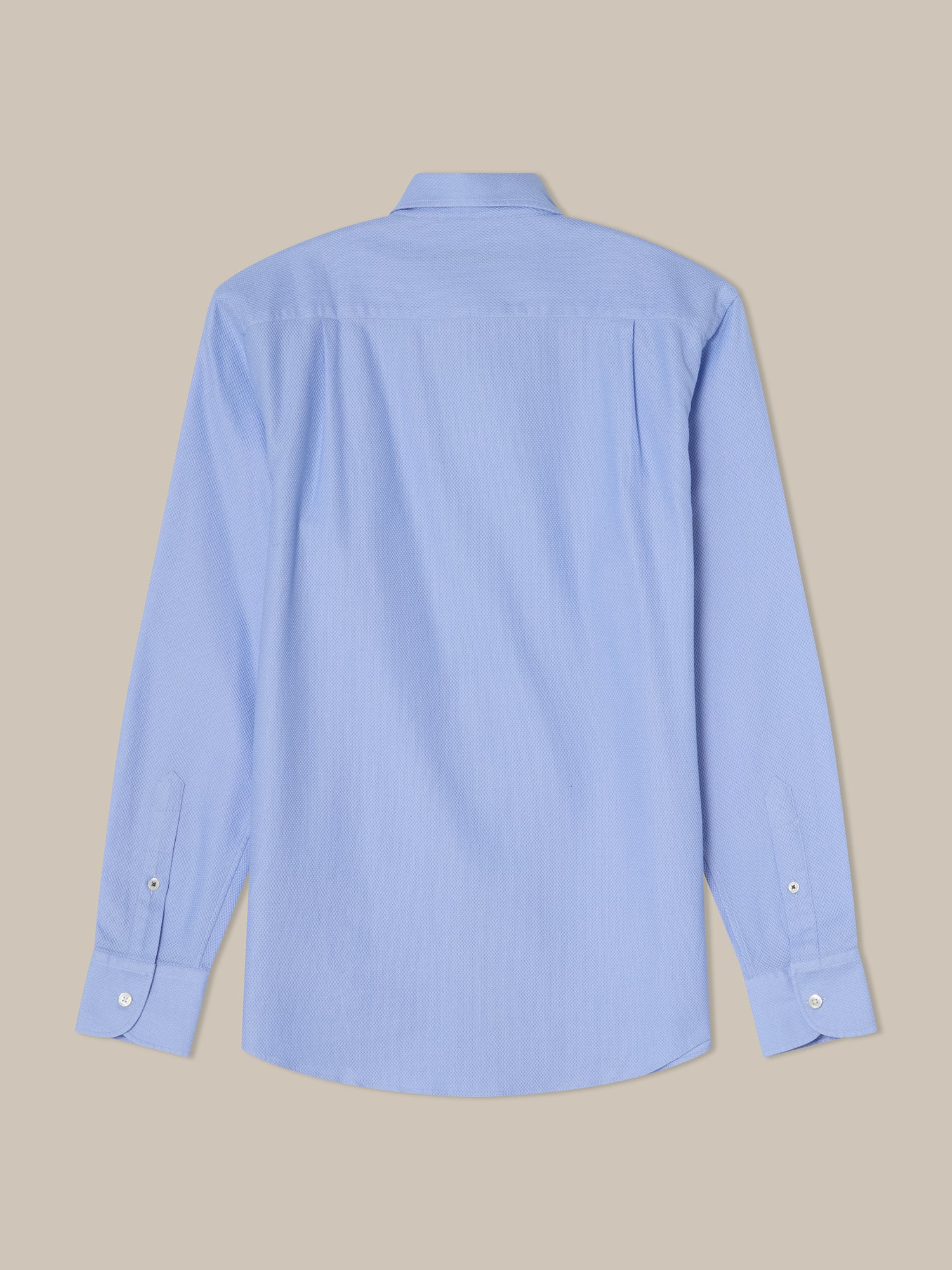 Robert Talbott Casual Shirts Morgan Giro Inglese camicia blu cotone