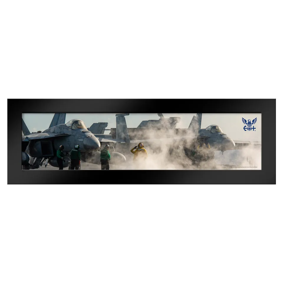 7.62 Design Home Products quadro Navy F-18 35,25x11,25 incorniciato