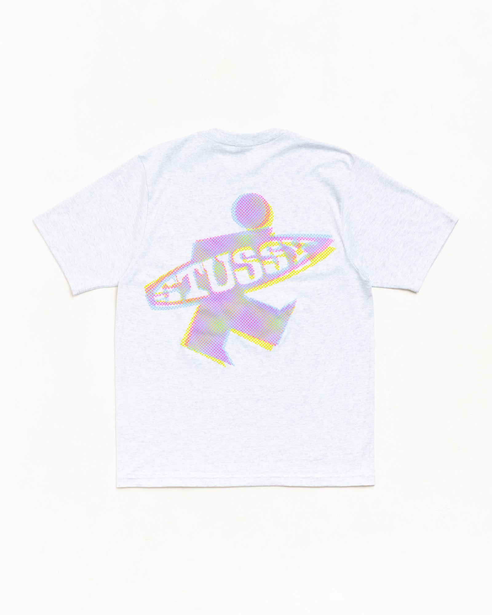 Stussy Tees Dot Surf Puff maglietta grigia XL 220 gsm