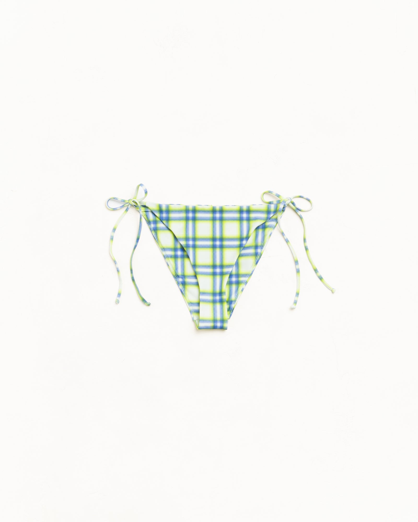Stussy Side Tie Bikini Bottom slip verde elastan