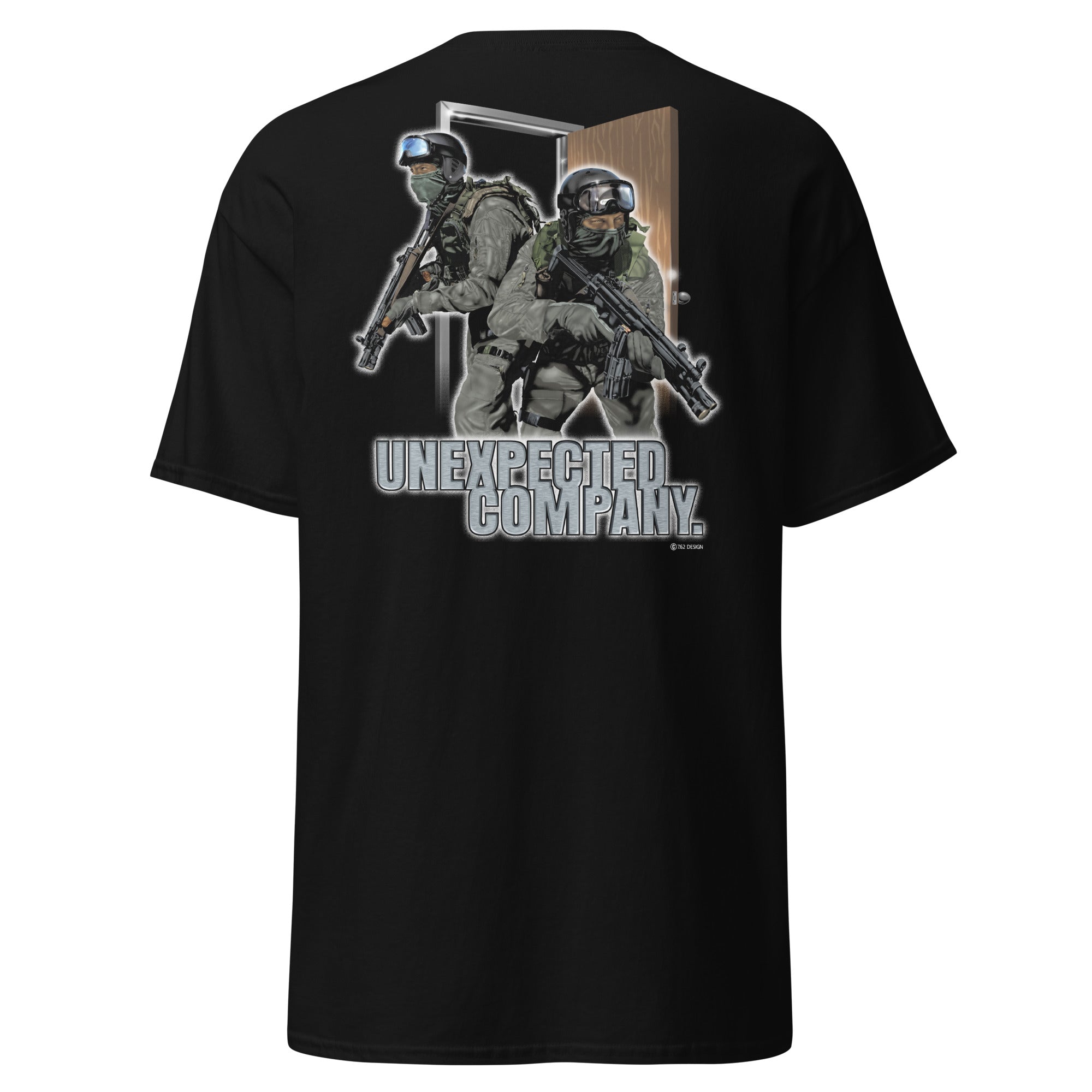 7.62 Design Doorkicker Unexpected Company t-shirt nera