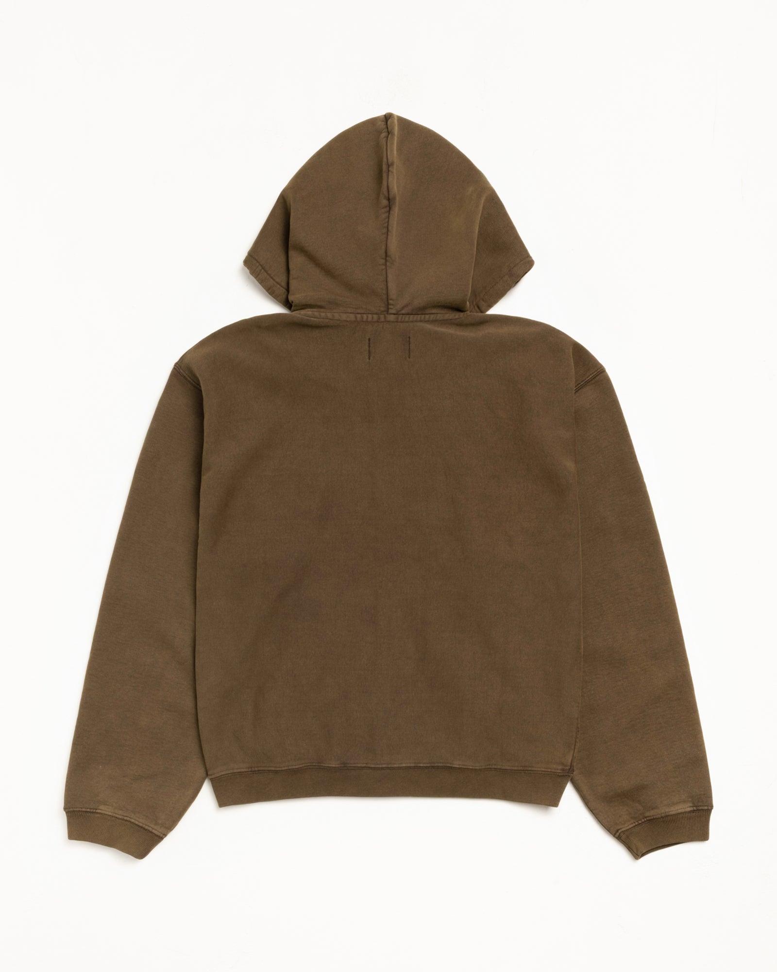 Stussy Faded Graphic Zip Hoodie felpa verde 500gsm