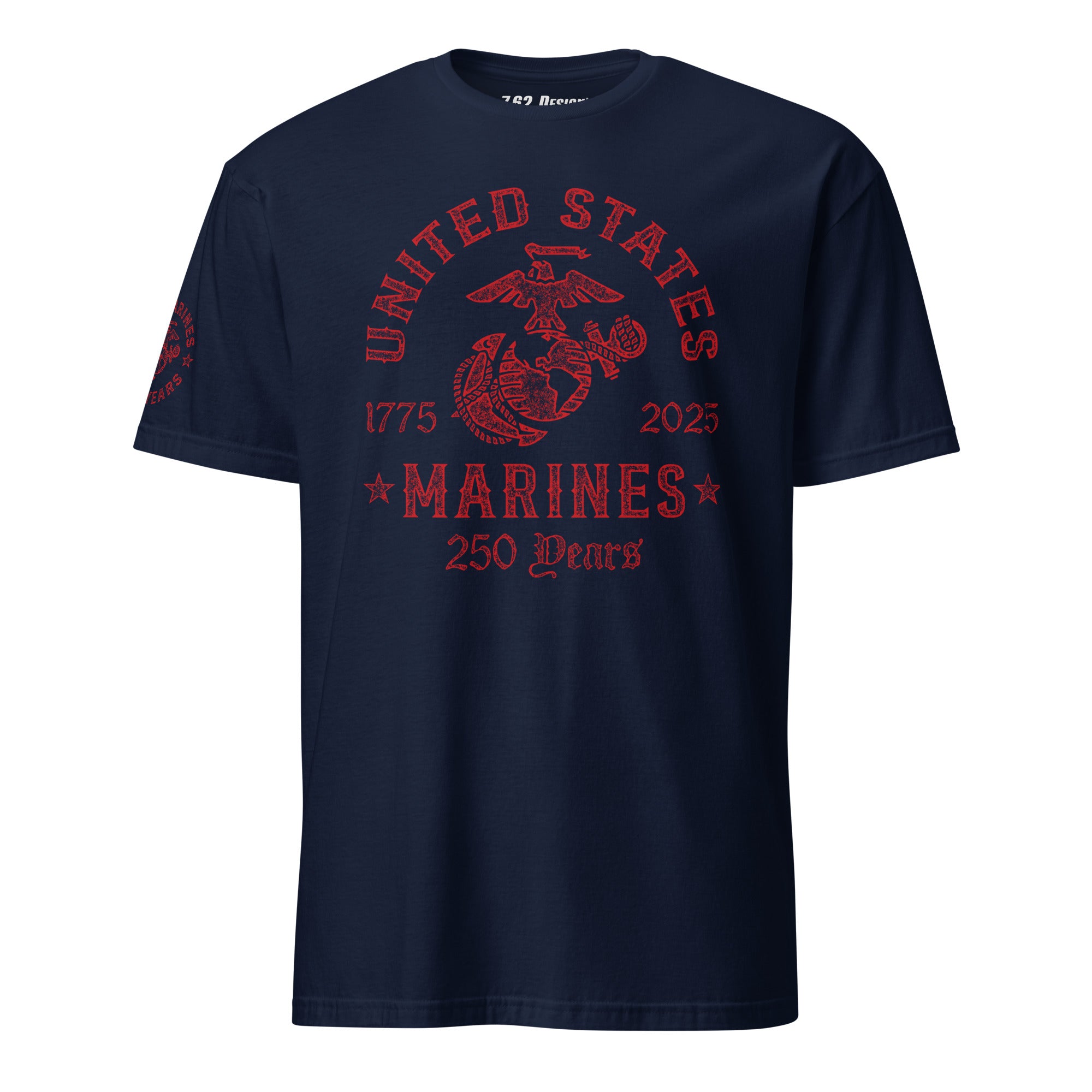 7.62 Design USMC 250th T-Shirt uomo nera cotone taglia L