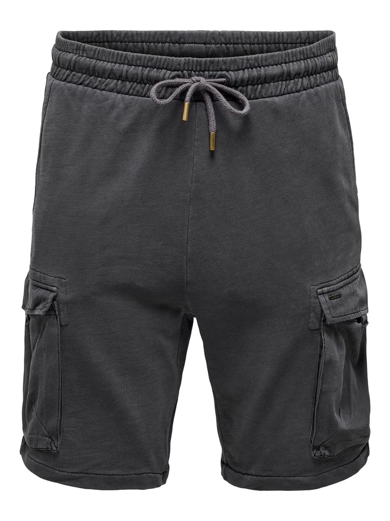 Only & Sons pantaloncini uomo nero shorts cotone