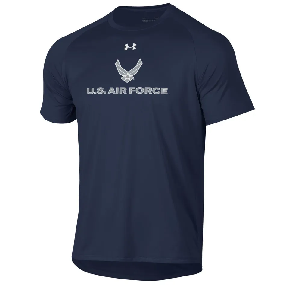 Under Armour US Air Force Tech T-Shirt maglietta uomo navy