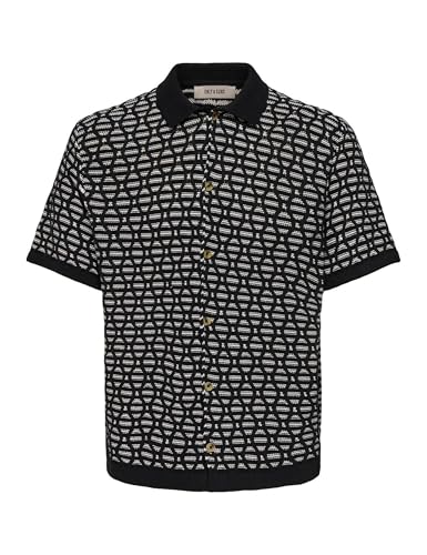 Only & Sons Onswave Life camicia uomo nera taglia L