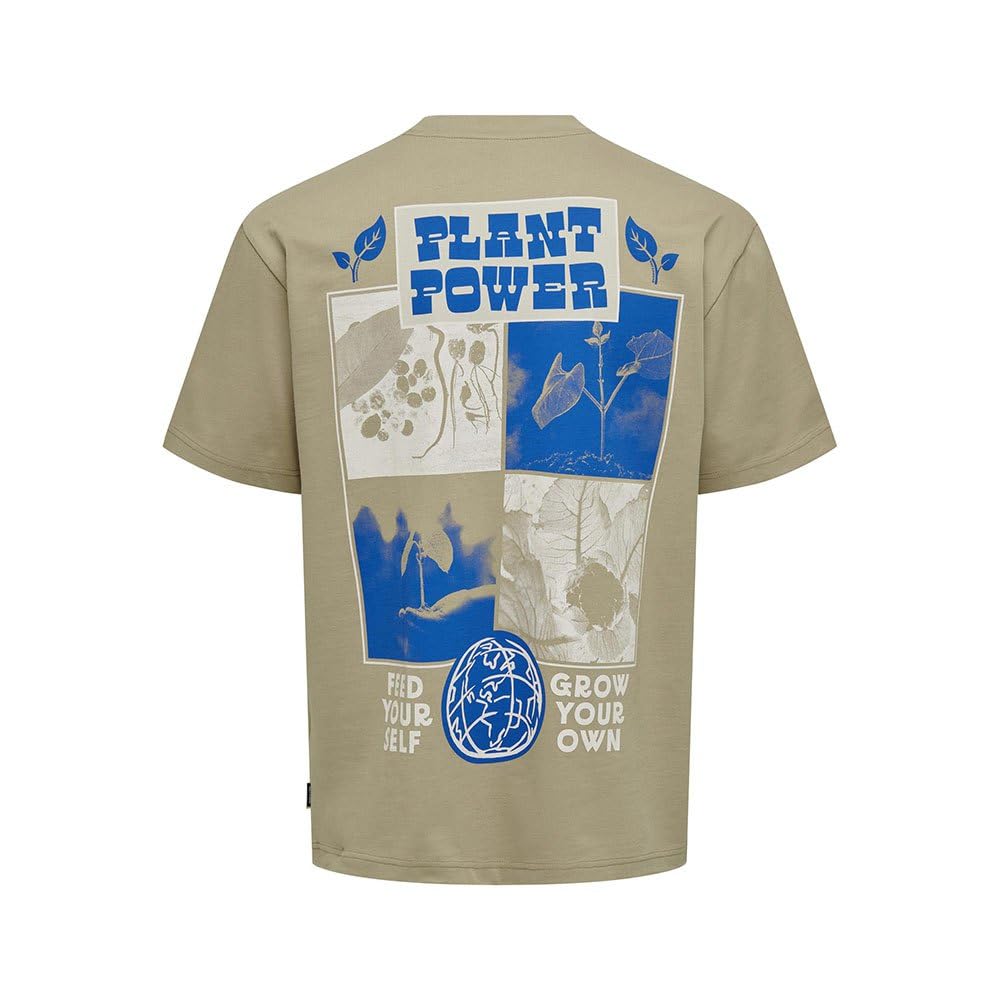 ONLY & SONS Leroy Life RLX T-Shirt Uomo Cotone XL