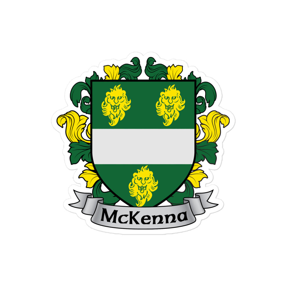 7.62 Design McKenna stemma irlandese adesivo vinile 3x3