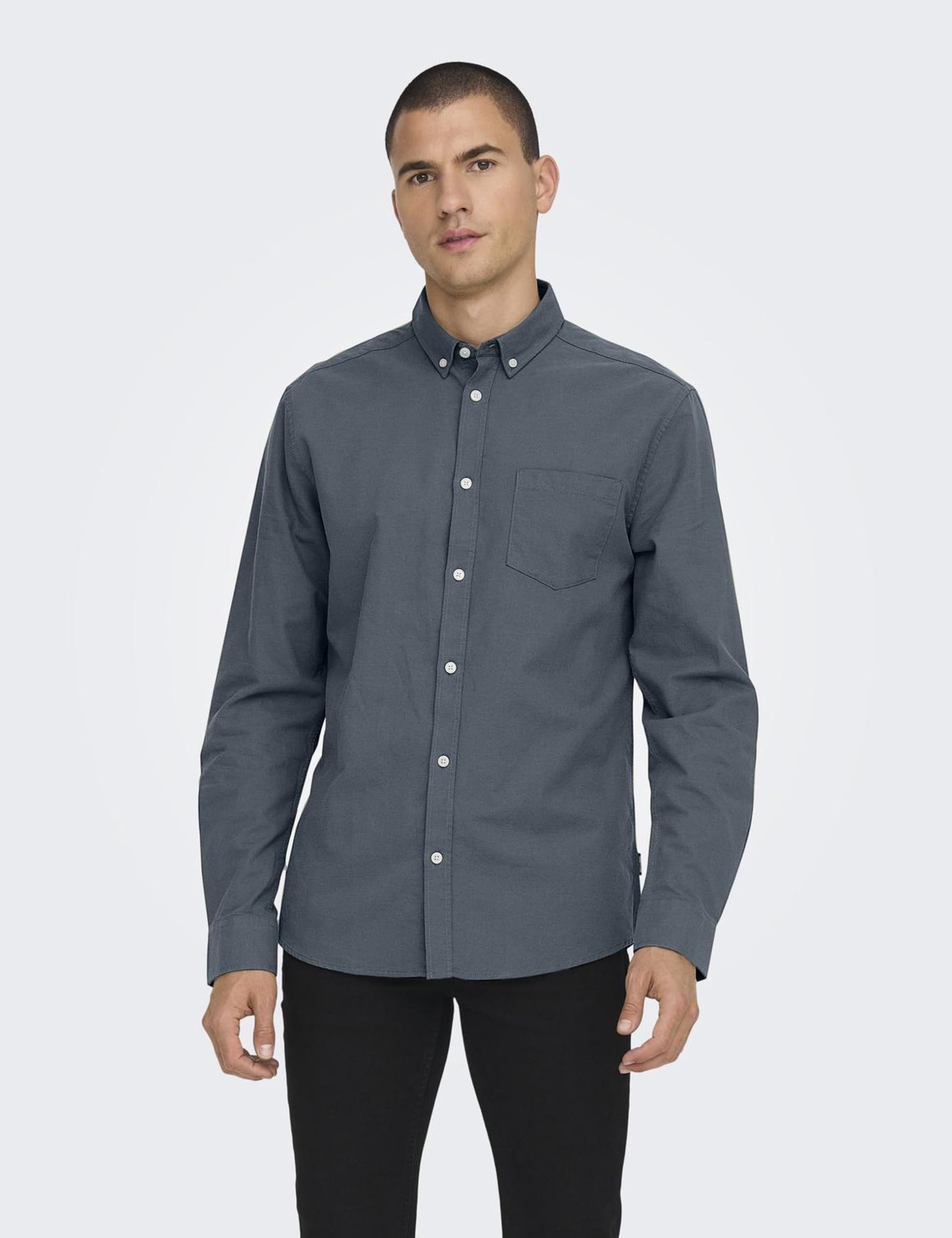 ONLY & SONS Onsalvaro Camicia Oxford Trellis