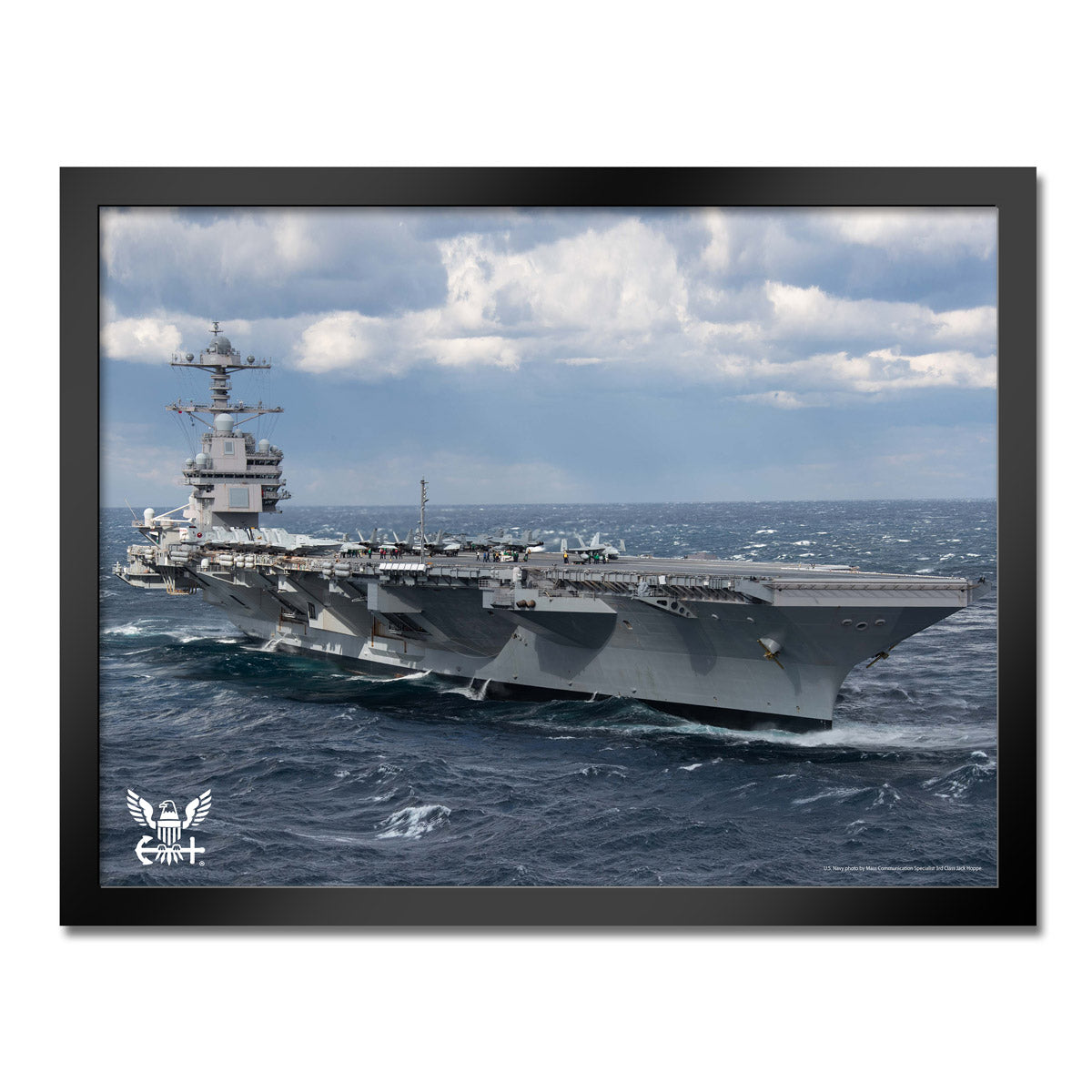 7.62 Design Navy Portaerei Stampa Incorniciata 35x50