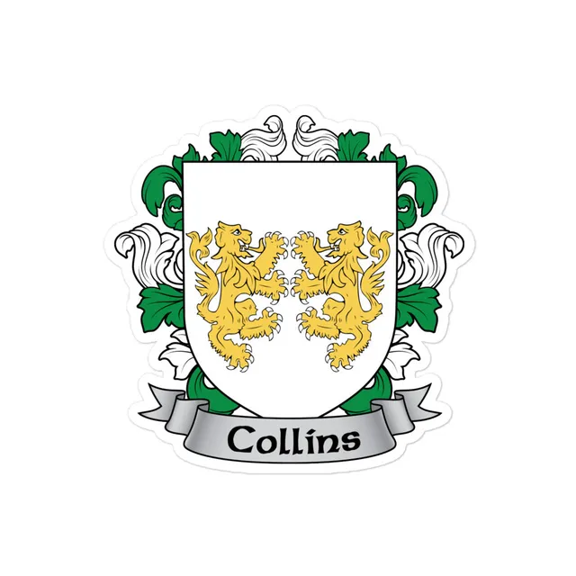 7.62 Design Collins adesivo stemma irlandese 3x3 vinile