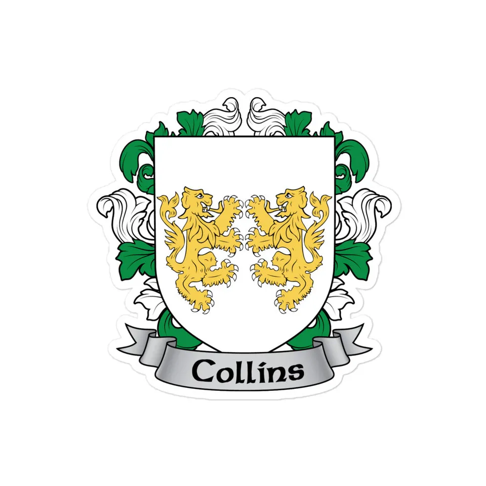 7.62 Design Collins adesivo stemma irlandese 3x3 vinile