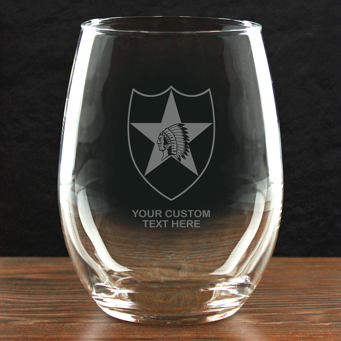 7.62 Design Army calice vino 621 ml vetro Army Logo