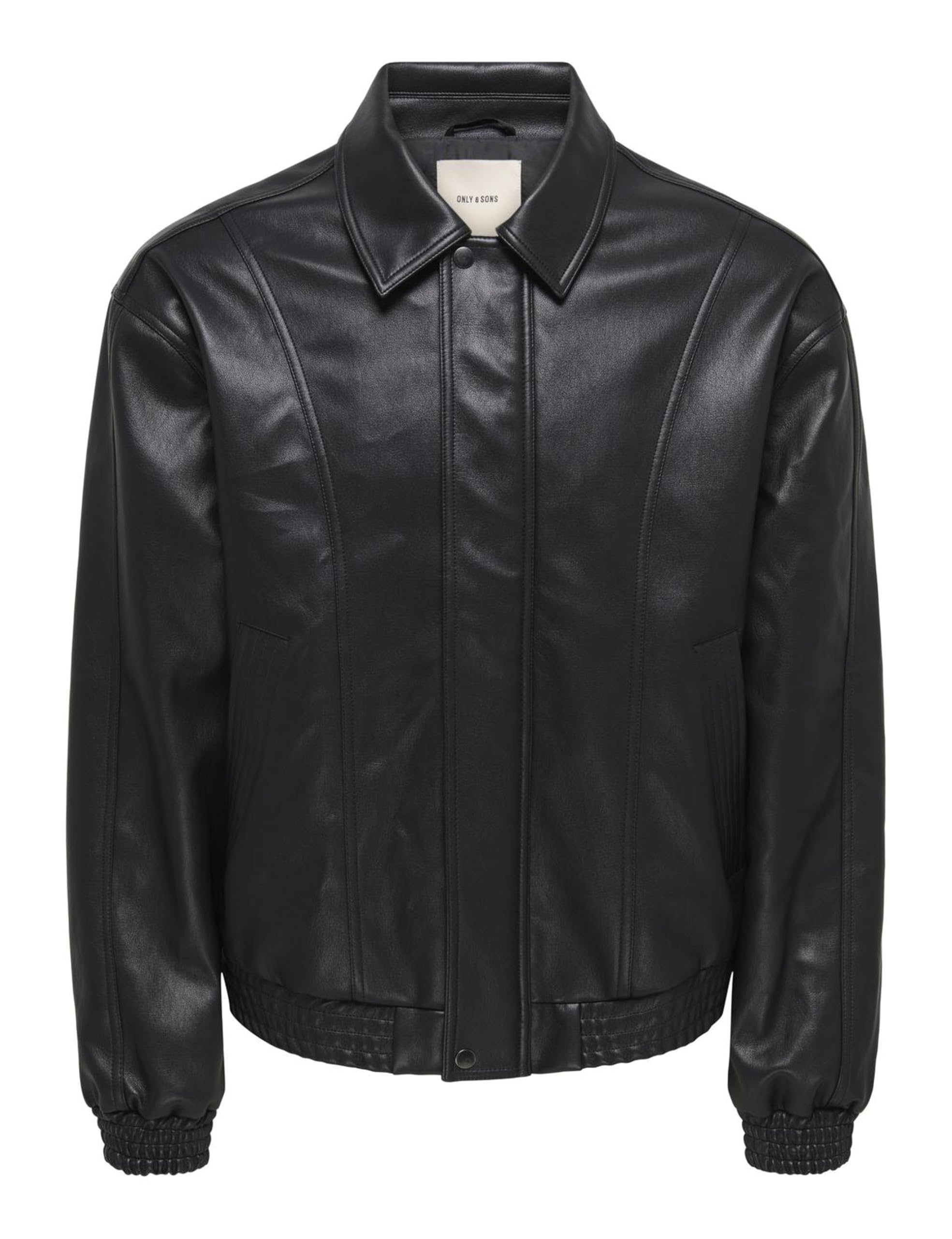 Only & Sons Onssantiago Giacca Uomo Nero Poliuretano