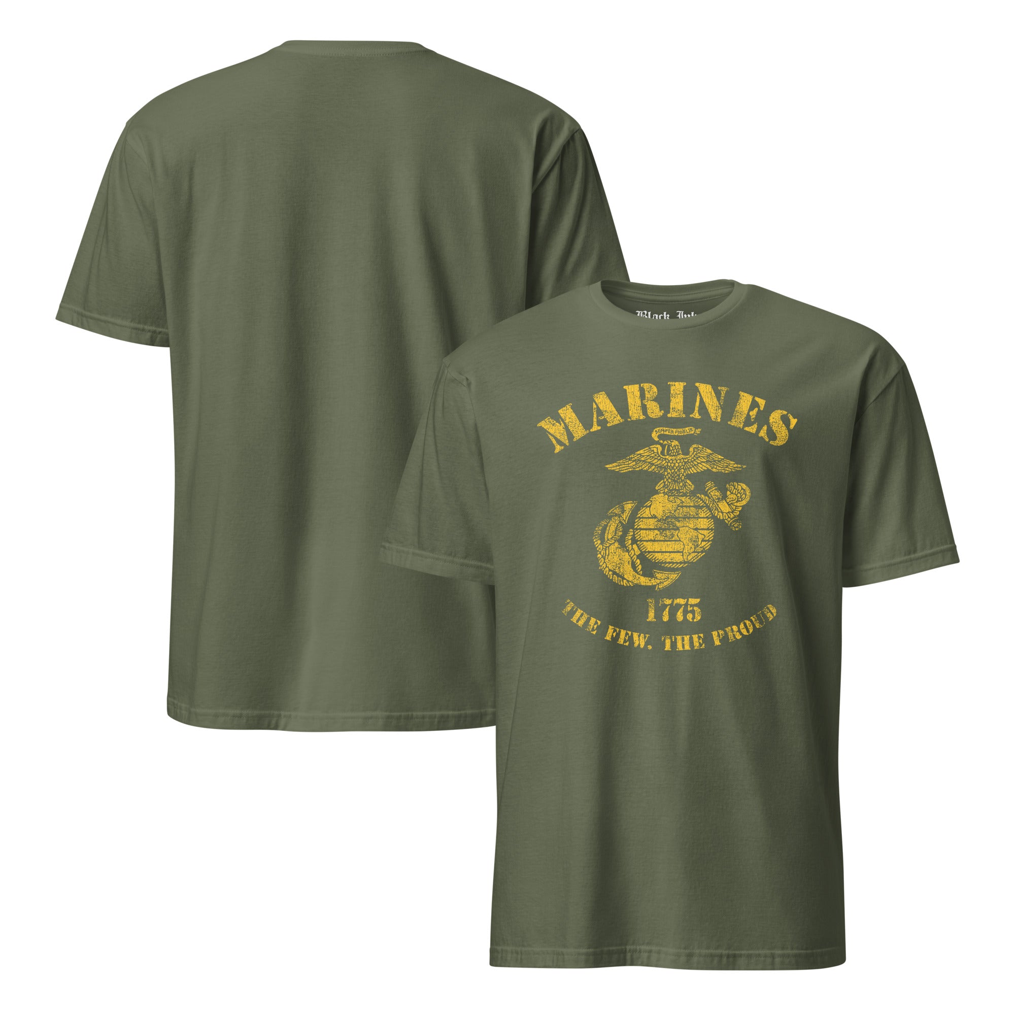 7.62 Design Marines The Few The Proud maglietta uomo verde militare cotone