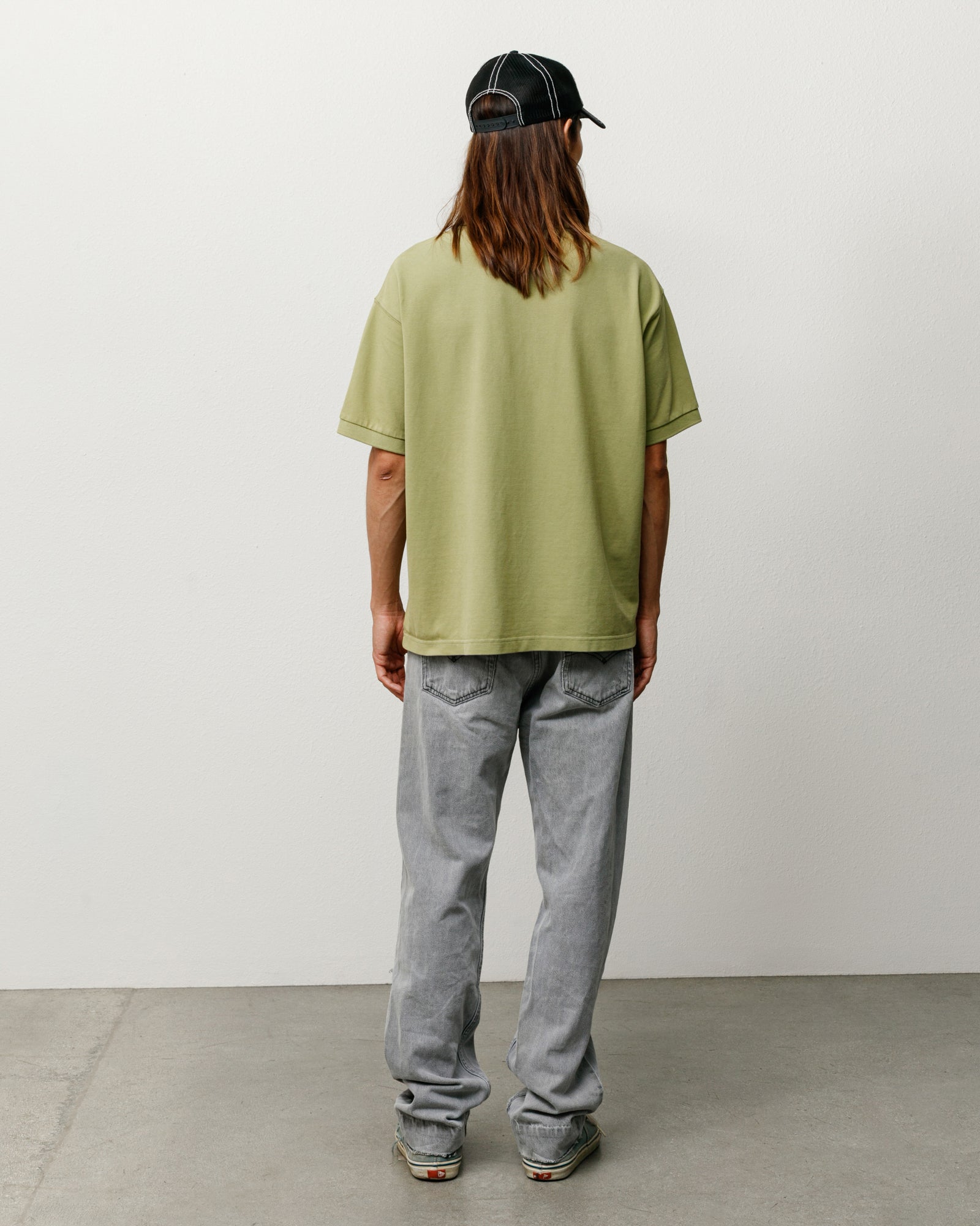 Stussy Classic Pique Polo polo Leaf cotone