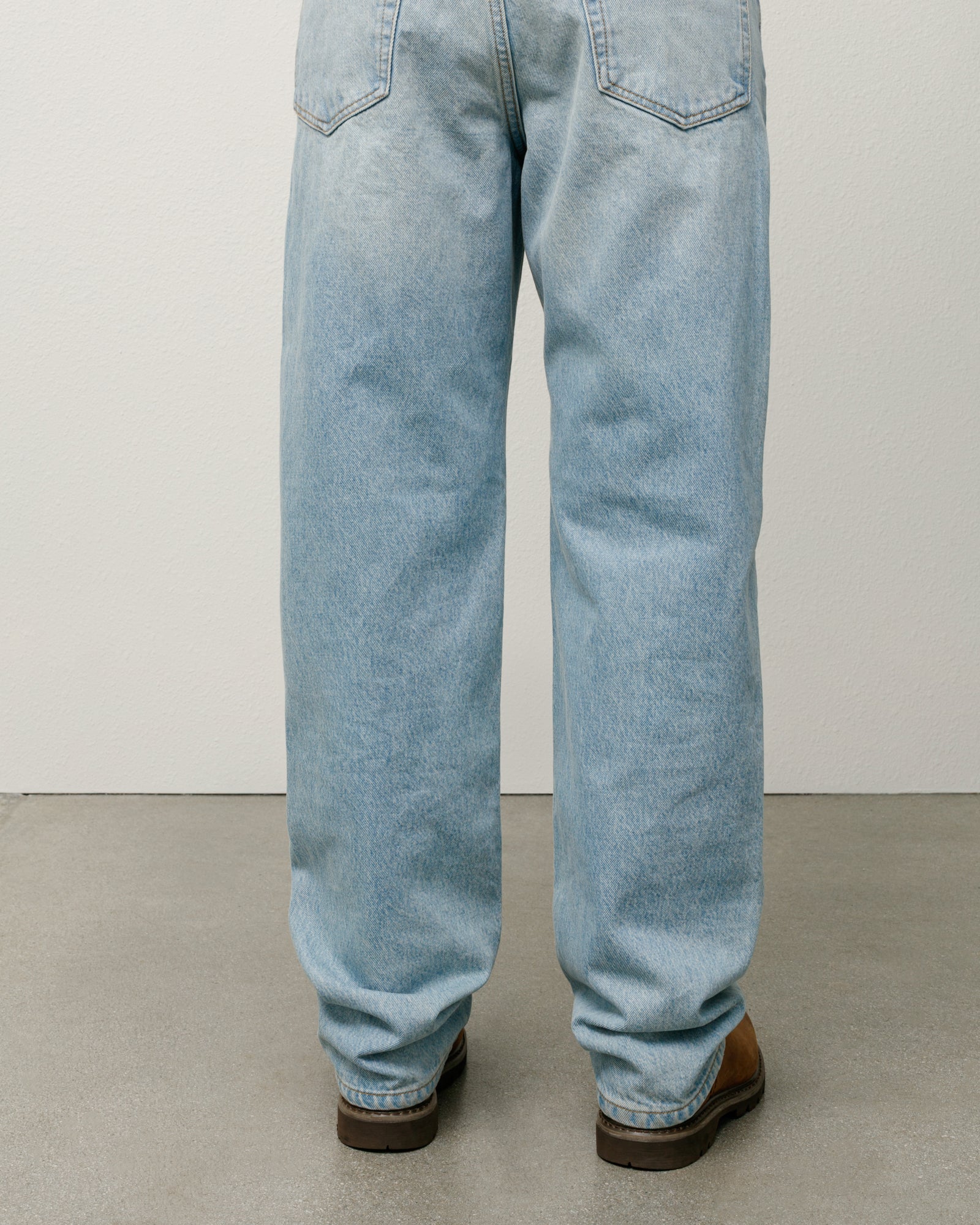 Stussy New Classic Jean Denim jeans light wash cotone