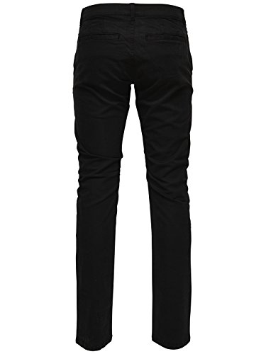 Only & Sons Onssharp Chino New Black 5330 Pantaloni 36W/32L Nero