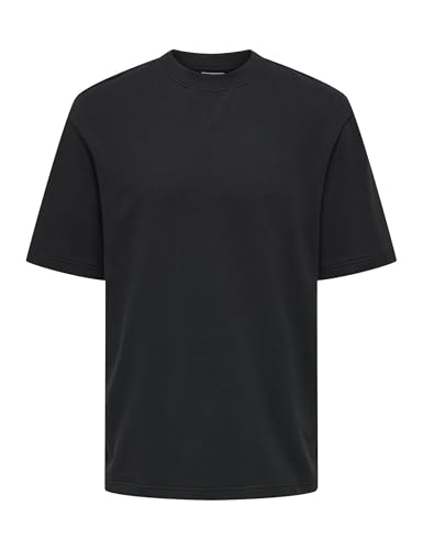 ONLY & SONS Onsmoab Life RLX SS T-shirt Uomo XXL Nera