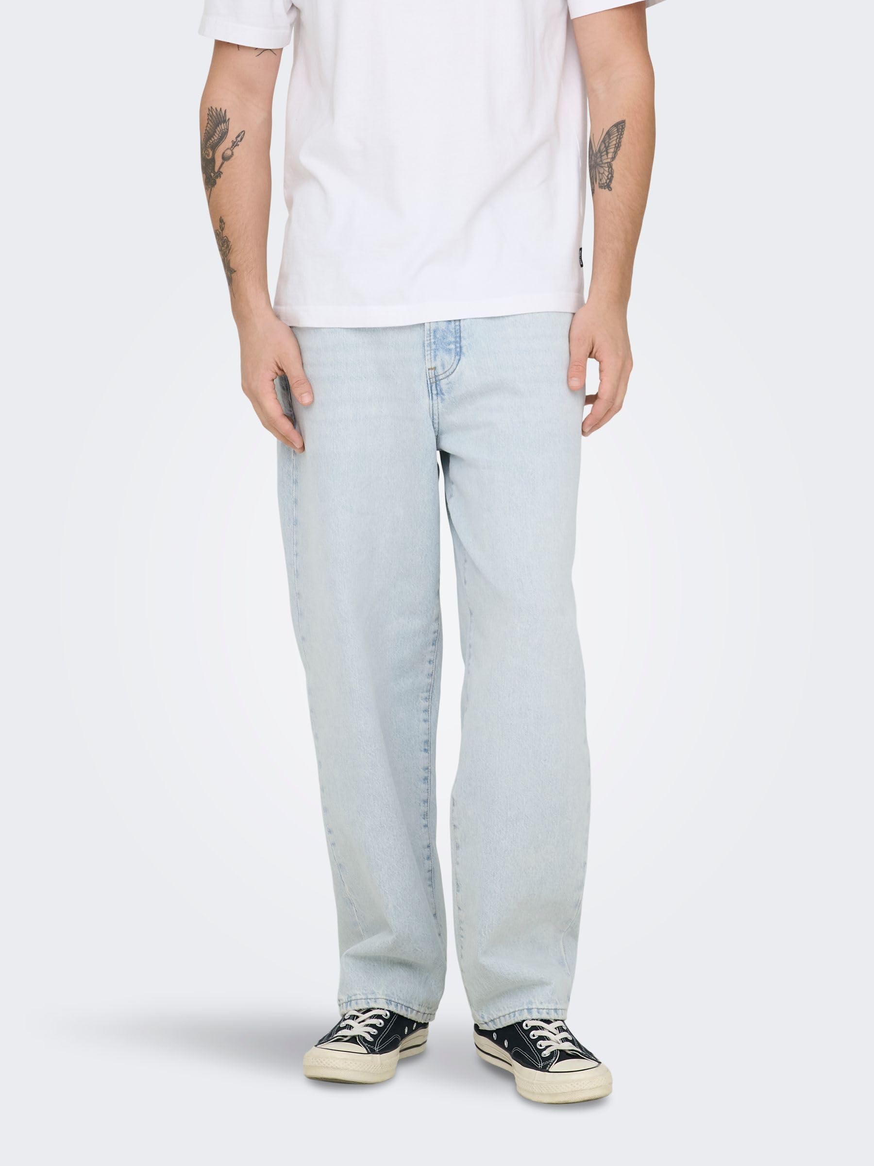 Only & Sons Onsfade Loose Jeans Denim 32W/32L Blu