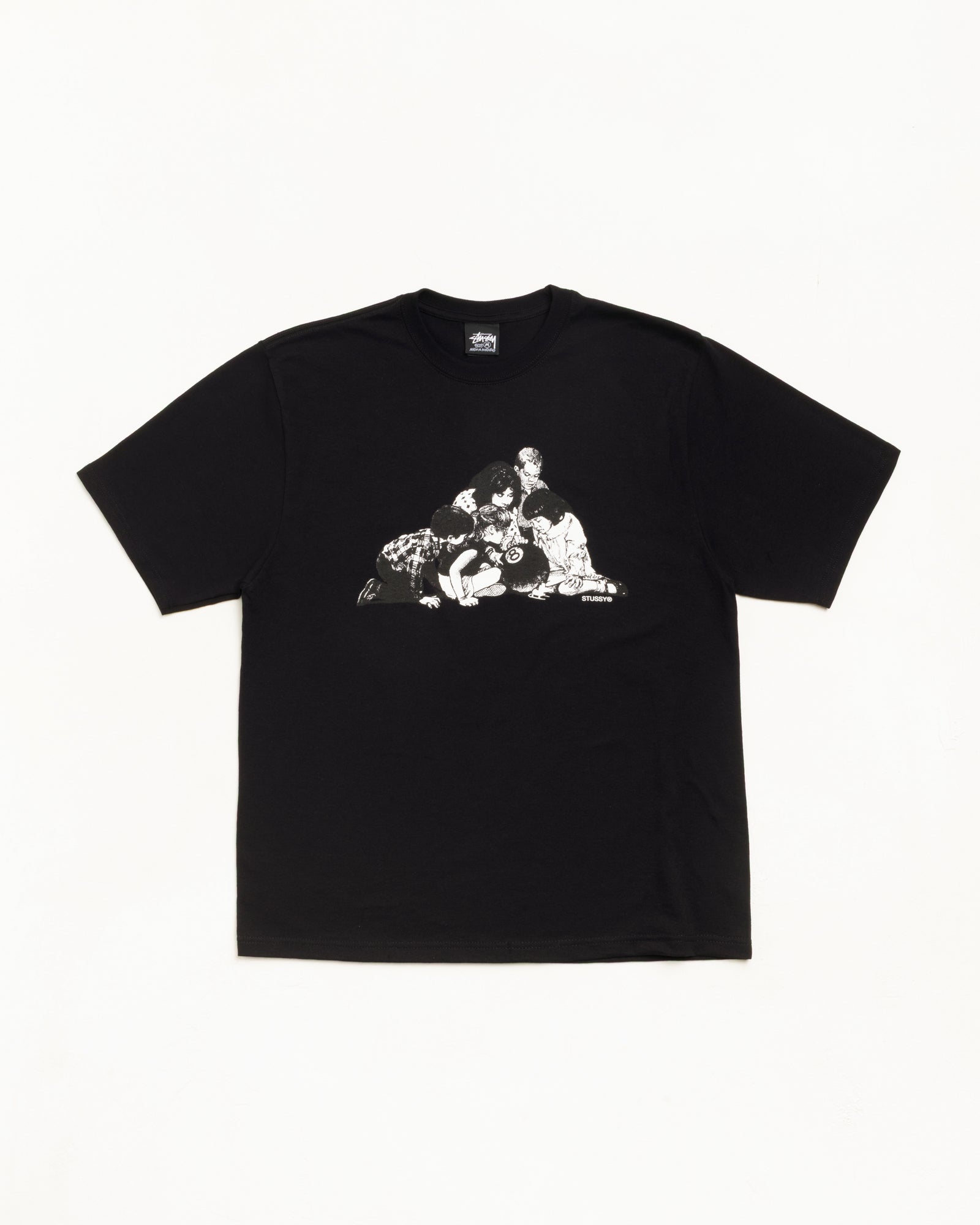 Stussy Kids Tee Maglietta Black 100% Cotone