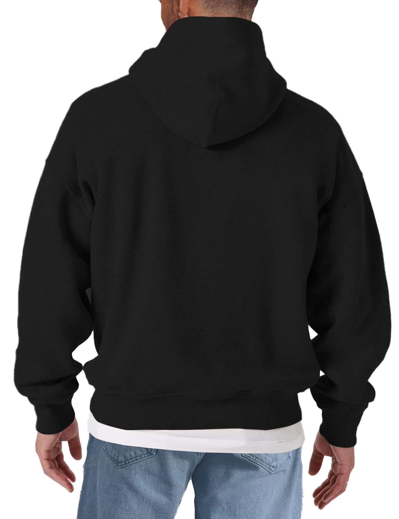 MAKAYA Felpa con Cappuccio Uomo DJ Techno hoodie XXL