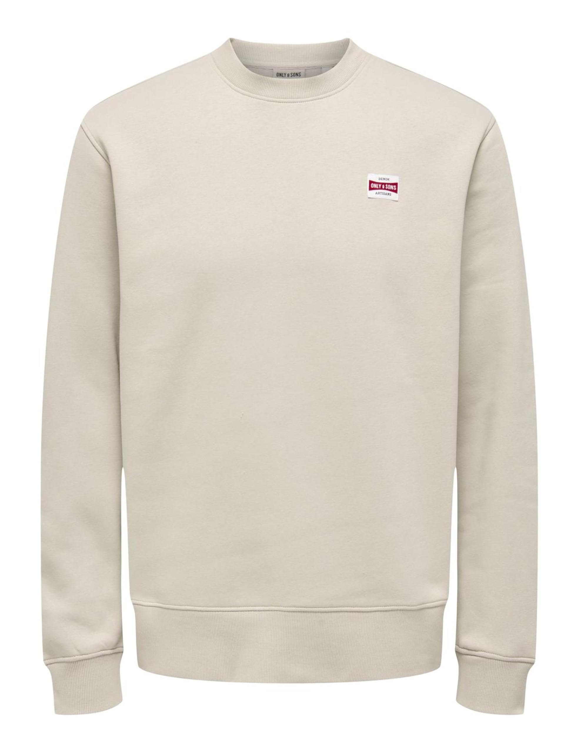 Only & Sons Onsdawson Reg Crew felpa uomo girocollo nera M