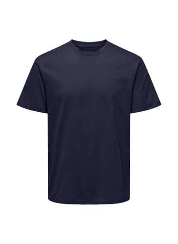 ONLY & SONS Onsmax Life SS Stitch Tee t-shirt blu XL