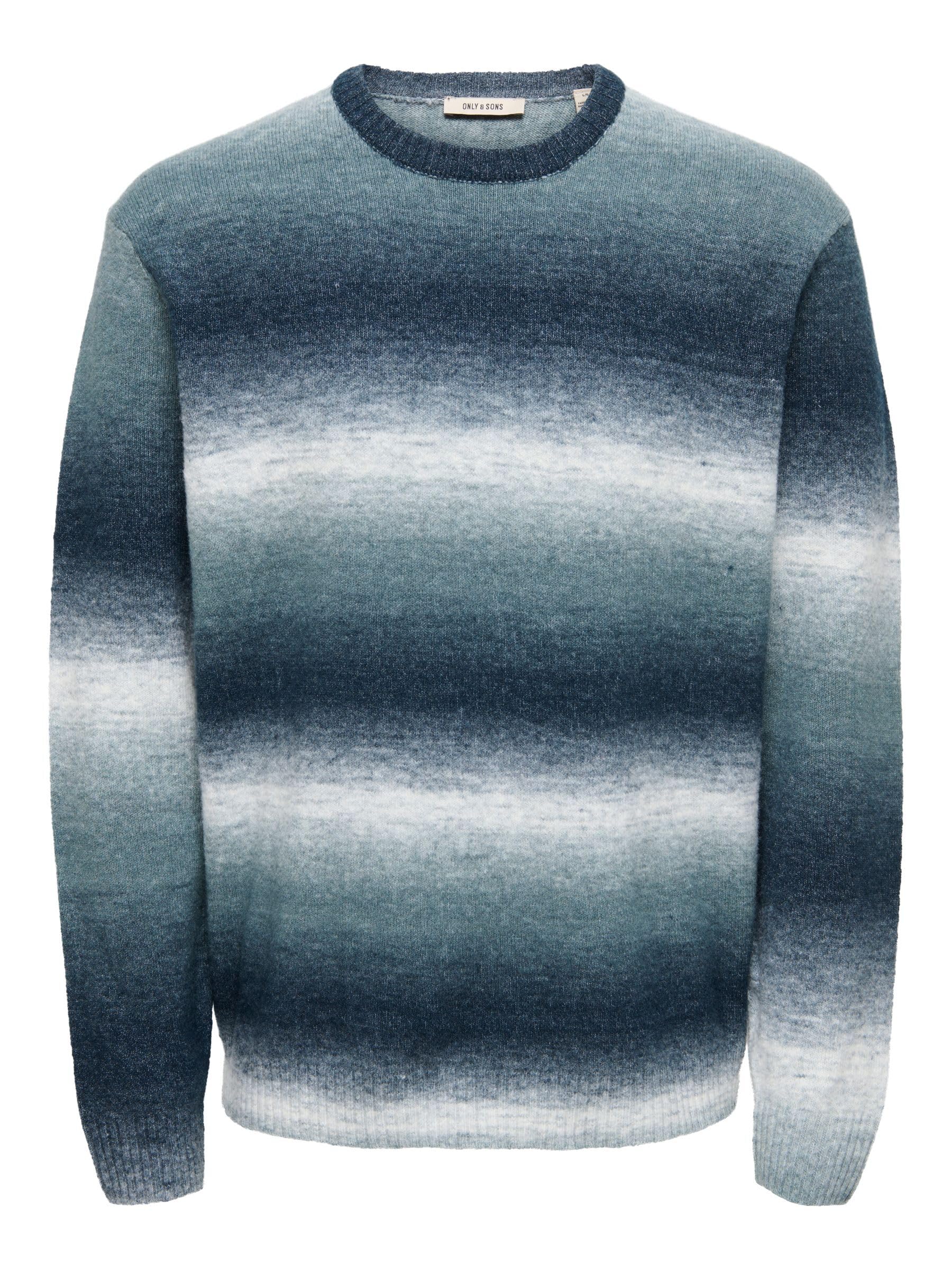 Only & Sons Onbertil Pullover uomo XL blu girocollo
