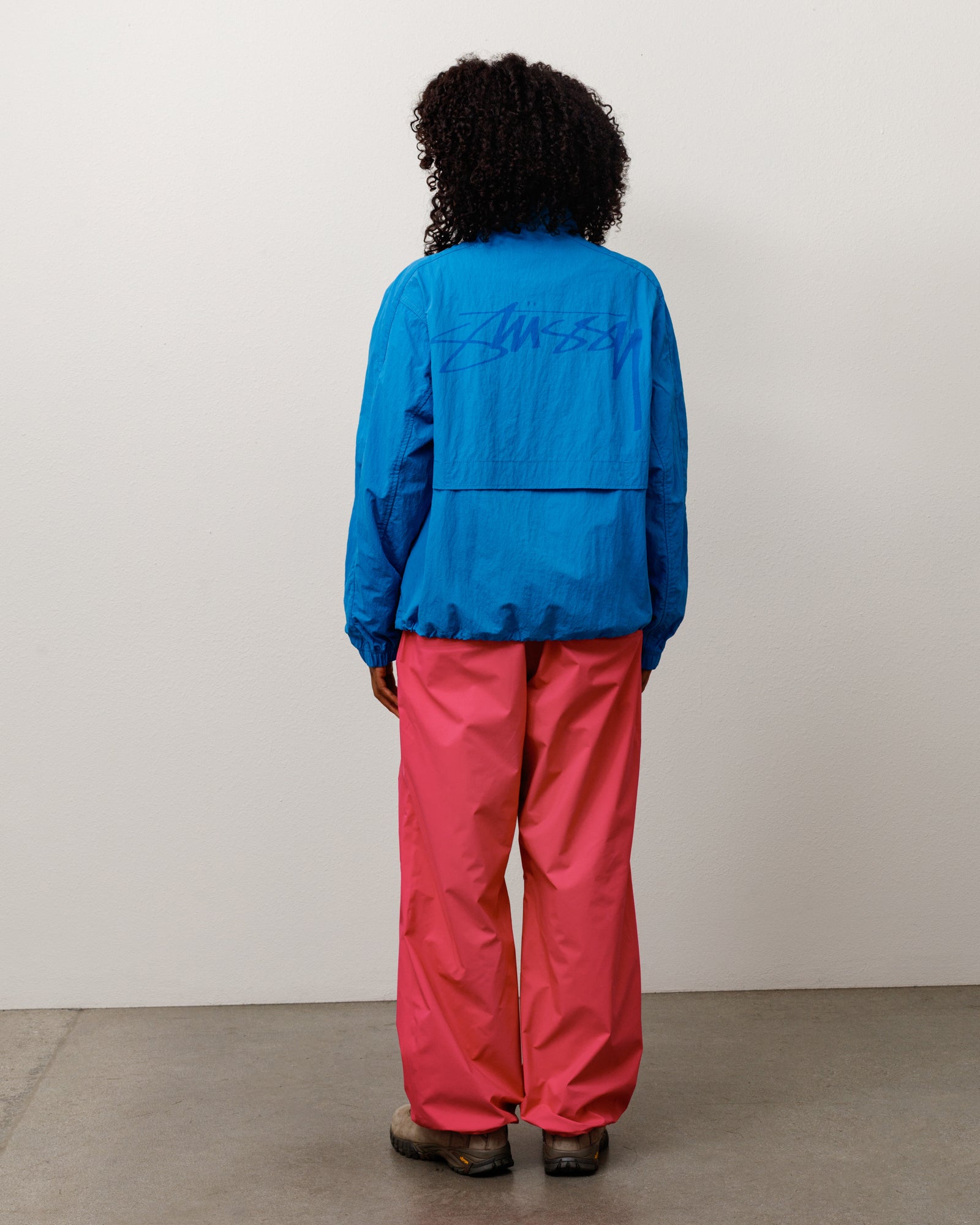 Stussy Lightweight Mock Jacket giacca nylon Ocean