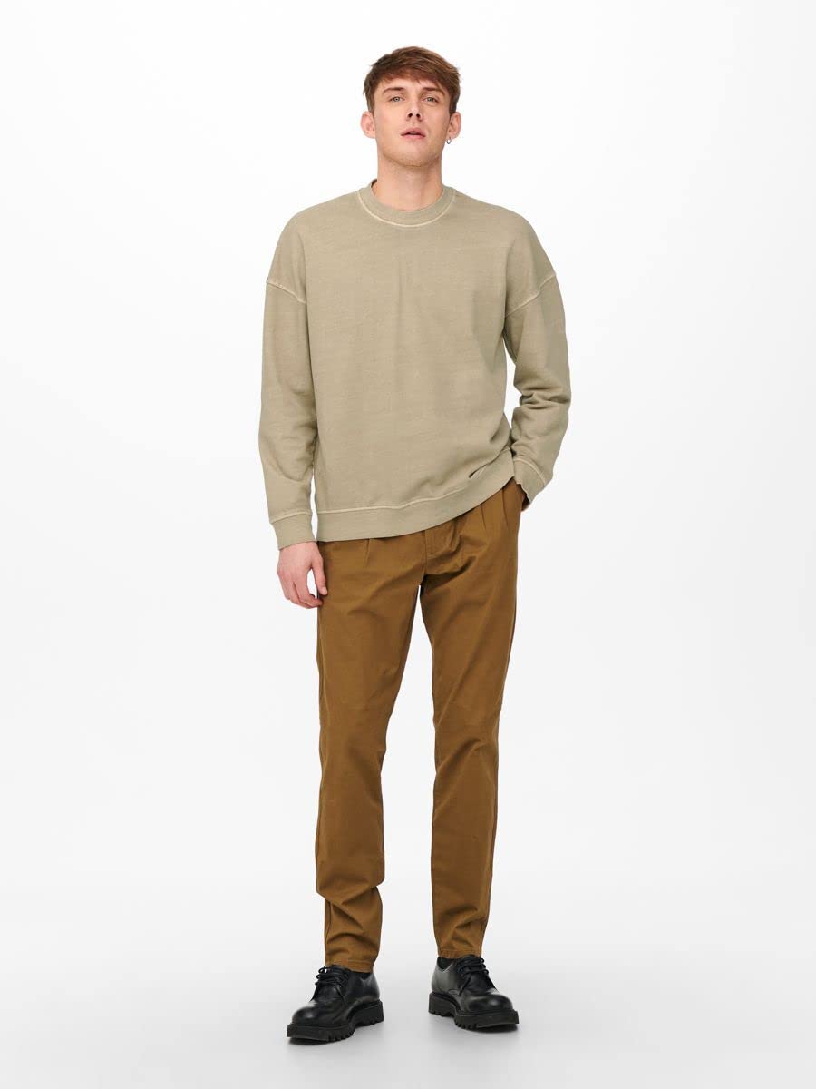 ONLY & SONS Onsron Life RLX felpa girocollo uomo