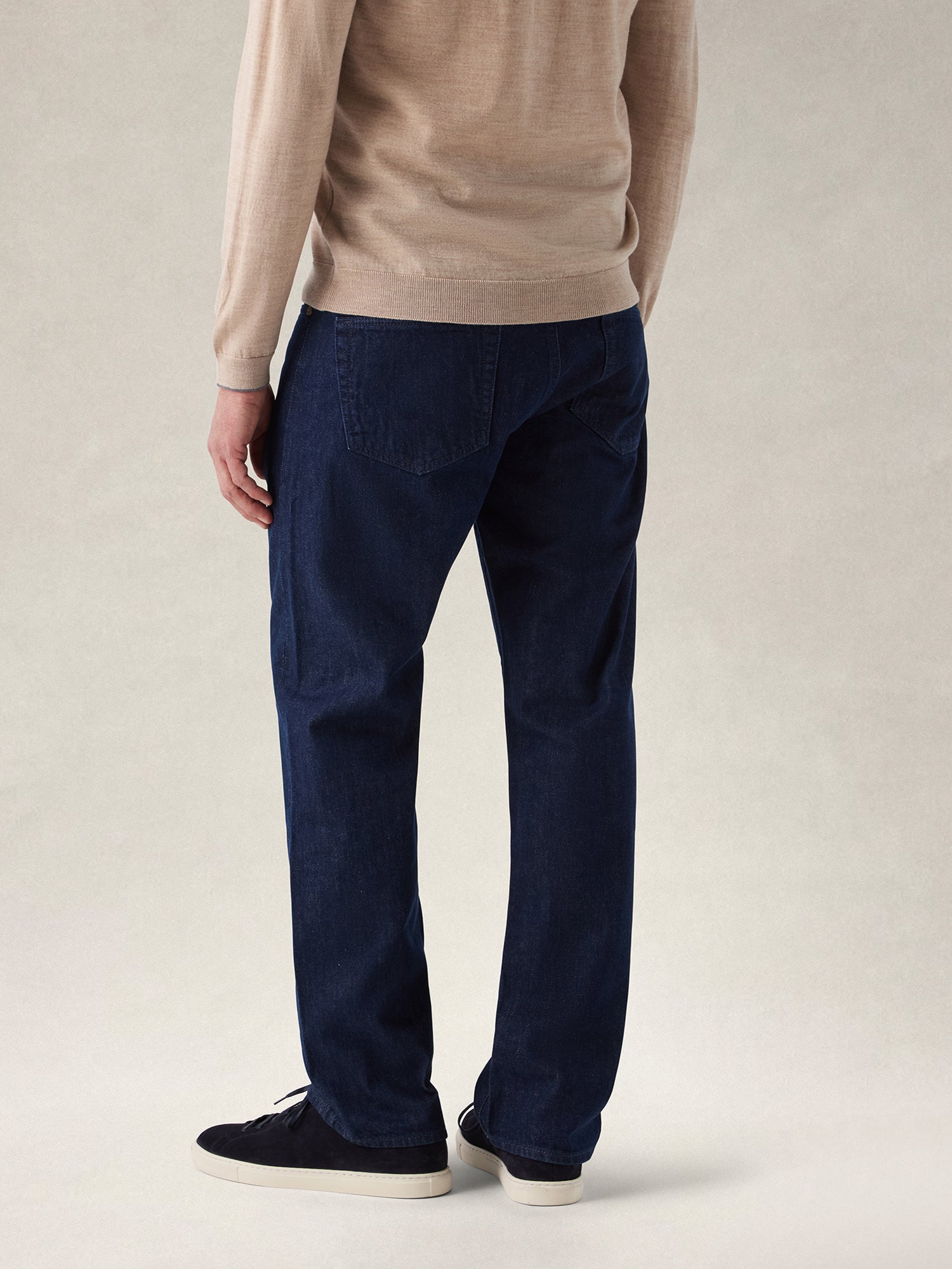 Robert Talbott Austin Selvedge jeans dritti indigo 34/32