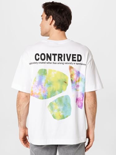 ONLY & SONS T-shirt Oversize Stampata Maglietta Bianca M