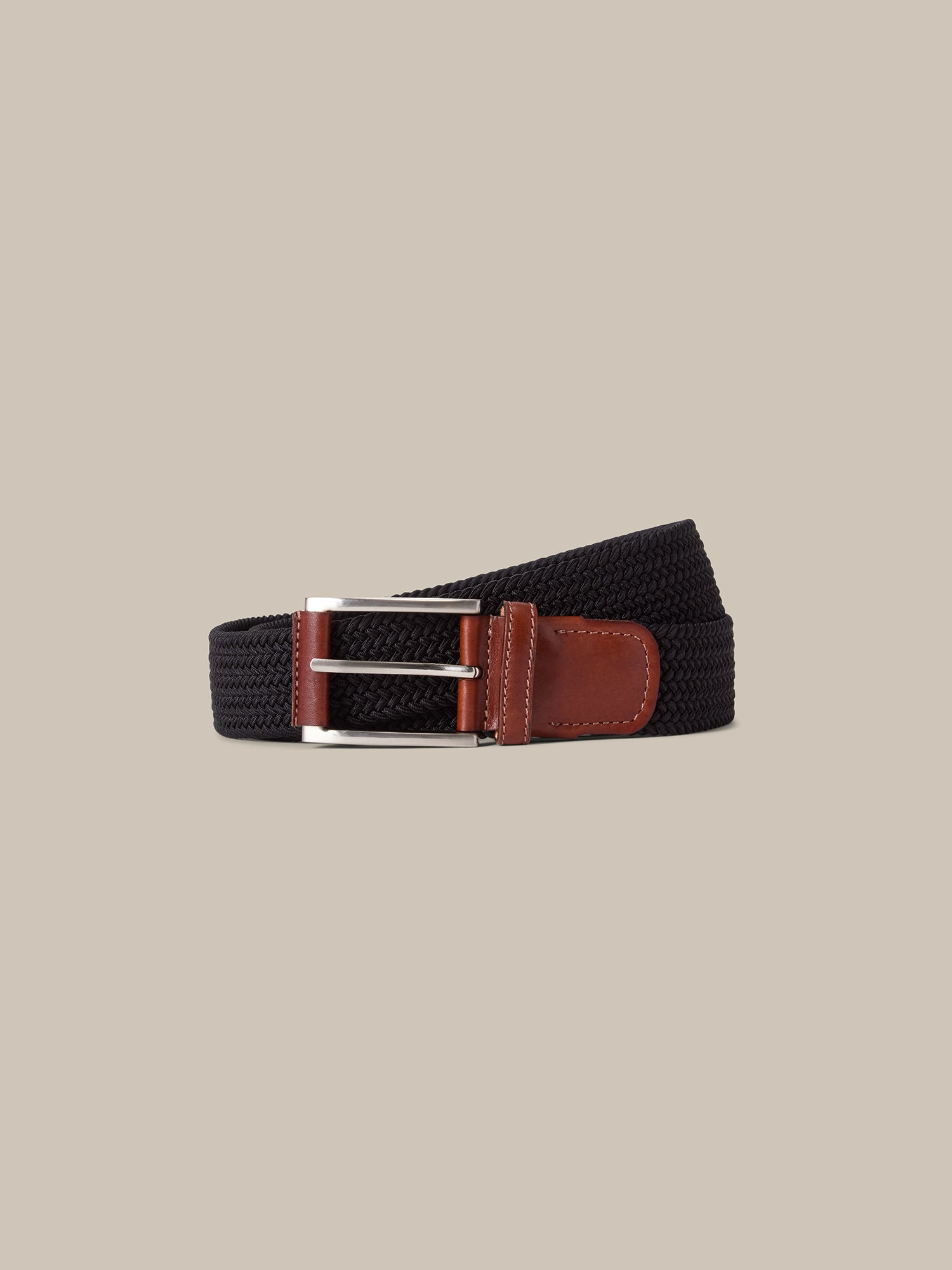 Robert Talbott Garfield Cintura Nera Nylon Uomo